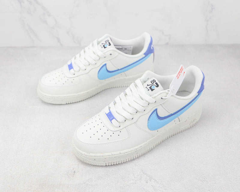 Nike Air Force 1 82 Double Swoosh White Médium Blue - Encomenda