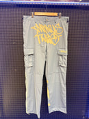 Calça Minus Two Azul Claro Logo Cinza - Pronta Entrega