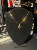 Corrente Cartier Banhada Pingente FÉ 70 CM - Pronta Entrega