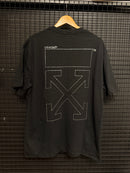 Camiseta Off White Logo Back - Pronta Entrega