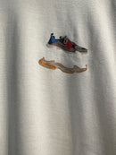 Camiseta BALENCIAGA Tênis Triple S Branco - Pronta Entrega