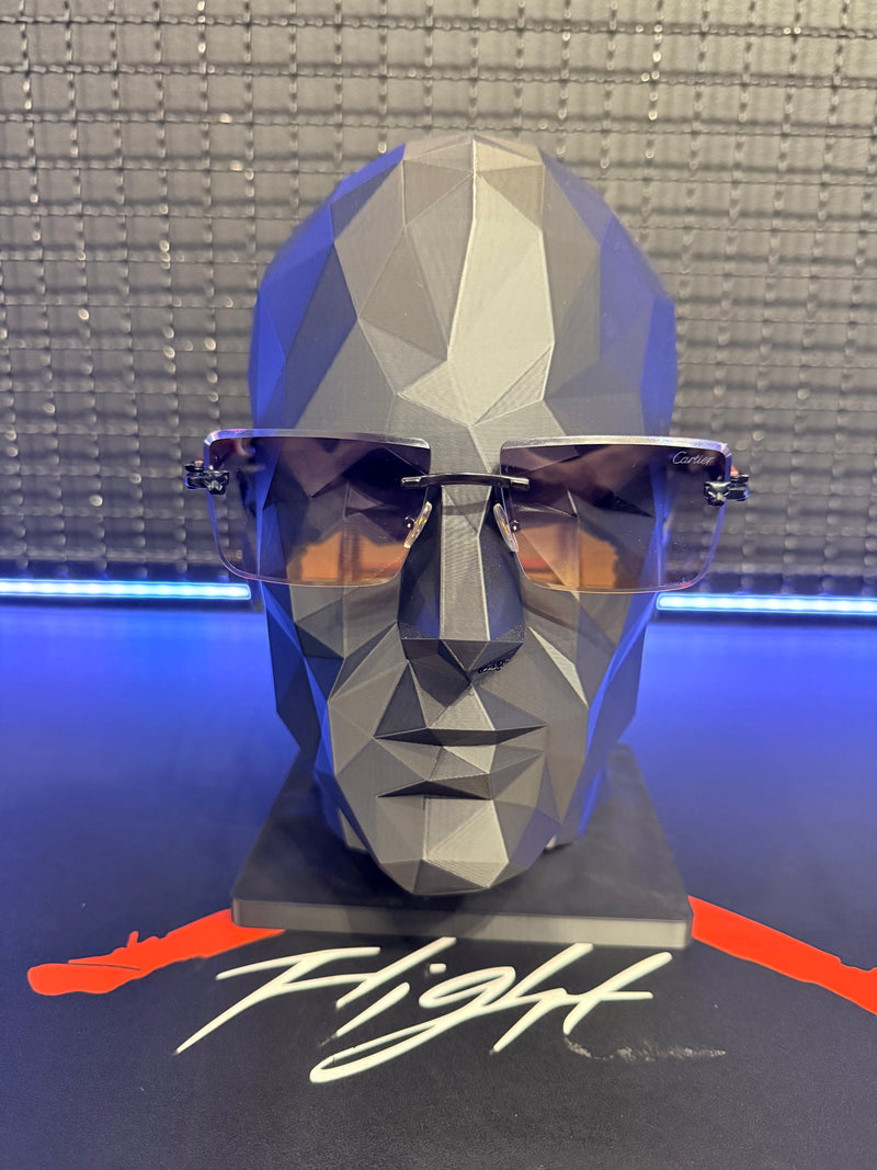 Óculos Cartier 66543XZ Black Lente Fume - Pronta Entrega