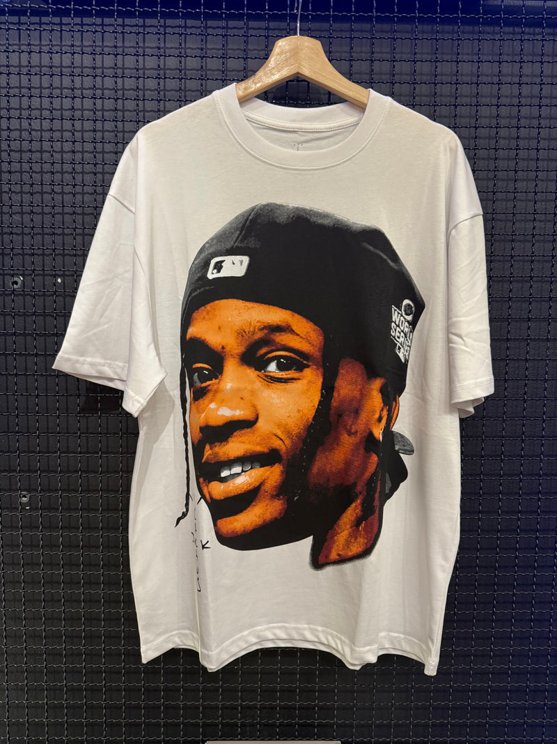 Camiseta Travis Scott Cactus Jack Face Tee White - Pronta Entrega