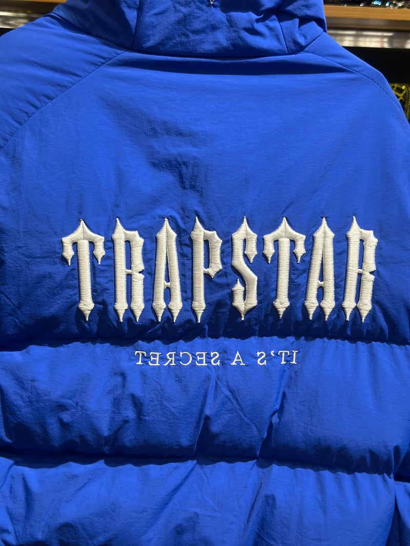 Jaqueta Puffer Trapstar “It’s a Secret” Azul - Pronta Entrega