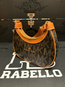 Bolsa Michael Kors MK Logo Premium Marrom - Pronta Entrega