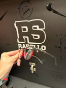 Óculos Rayban Redondo Armação Vermelho Preto Clip-On 3 em 1 Multi Cores - Pronta Entrega