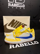 Tênis Travis Scott x Air Jordan 1 Low Og Canary Amarelo - Pronta Entrega