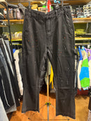 Calça Gallery Dept. Jeans Flare Preto com Respingos de Tinta - Pronta Entrega