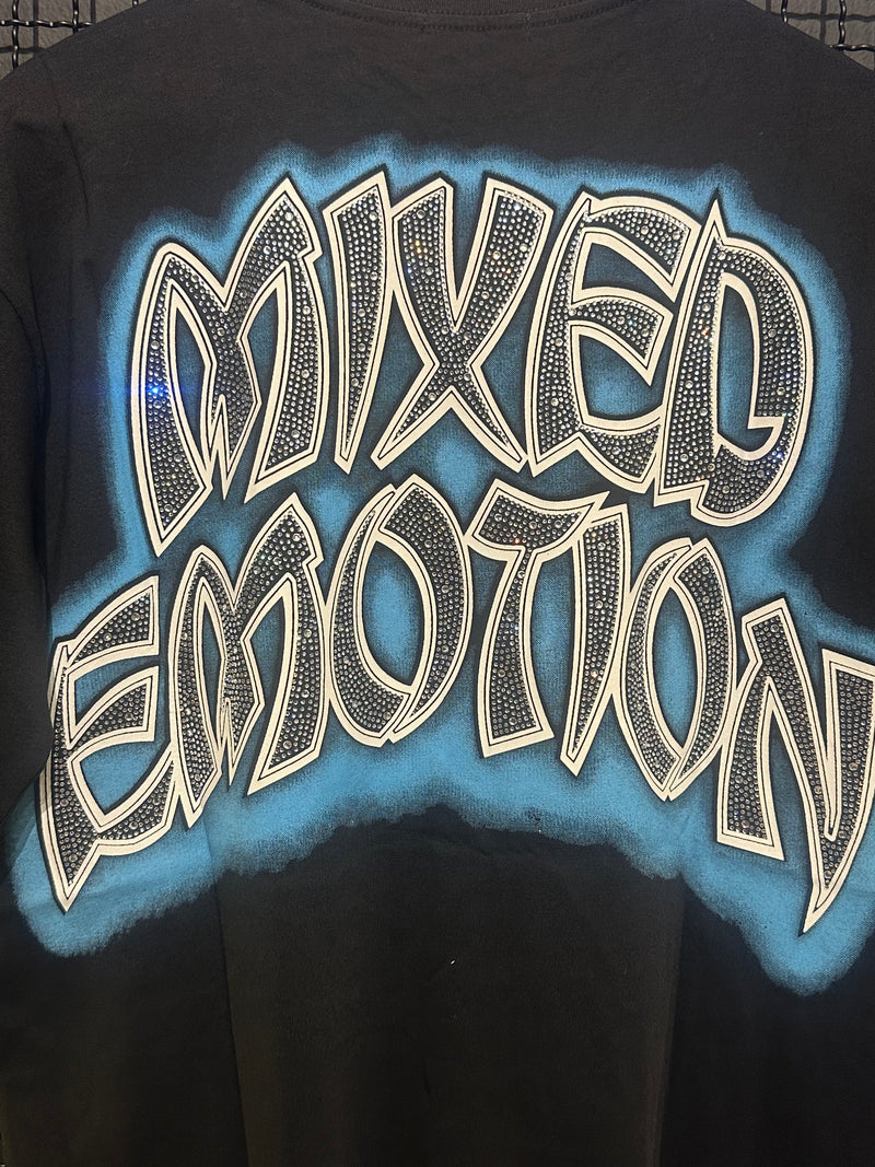 Camiseta Mixed Emotions Zombie Black - Pronta Entrega