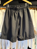 Short Off-White Preto Tactel - Pronta Entrega