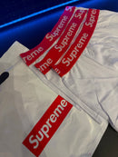 Supreme Pack Cueca Boxer 3 Peças Branca - Pronta Entrega
