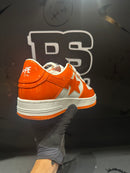 Tênis BAPE A Bathing APE Court Sta Orange - Pronta Entrega