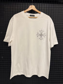 Camiseta Chrome Hearts Back Circle Cruz White - Pronta Entrega