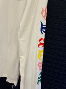 Chrome Hearts x Comme des Garçons Multi Color Cross Long Sleeve White - Pronta Entrega