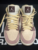 Tênis Nike Air Jordan 1 Mid Dark Pony Smoke Mauve - Pronta Entrega