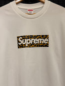 Camiseta SUPREME Leopard White - Pronta Entrega