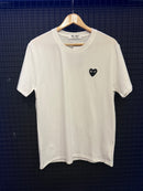 Camiseta Comme des Garçons Black Heart White - Pronta Entrega
