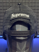 Boné Supreme x Vanson Leathers Spider-Man Mesh Back 6-Panel Black - Pronta Entrega