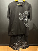 Conjunto Syna Camiseta + Short Black - Pronta Entrega