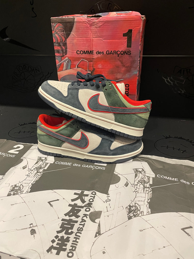 Tênis Nike SB Dunk Low "Steamboy OST" x
Otomo Katsuhiro Green/Blue - Pronta Entrega
