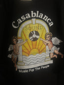 Camiseta Casablanca “Music For The People” Preta - Pronta Entrega