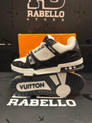 Tênis Louis Vuitton LV Trainer White Black  - Pronta Entrega