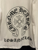 Chrome Hearts x Comme des Garçons Cross Long Sleeve White - Pronta Entrega