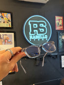 Óculos Chrome Hearts Armação Clear Preta Fume - Pronta Entrega