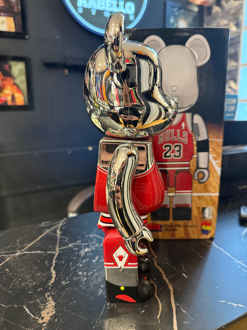 Bearbrick Michael Jordan 1998 Last Shot 400% Medicom Toy Be@Rbrick 2023 Limited Boneco Colecionável 28cm - Pronta Entrega