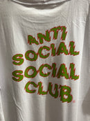 Camisa Anti Social Social Club Branca Logo Verde - Pronta Entrega