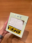 Cueca Off-White Branca Boxer - Pronta Entrega