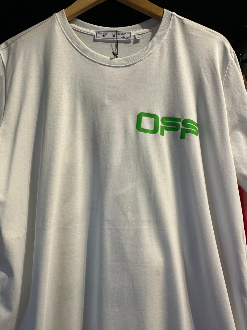 Camiseta OFF WHITE x TOM AND JERRY Branco - Pronta Entrega