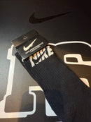 Meia Nike Sport Logo 2 Cano Alto Preto - Pronta Entrega