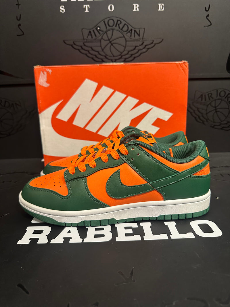 Tênis Nike Dunk Low Miami Hurricanes - Pronta Entrega