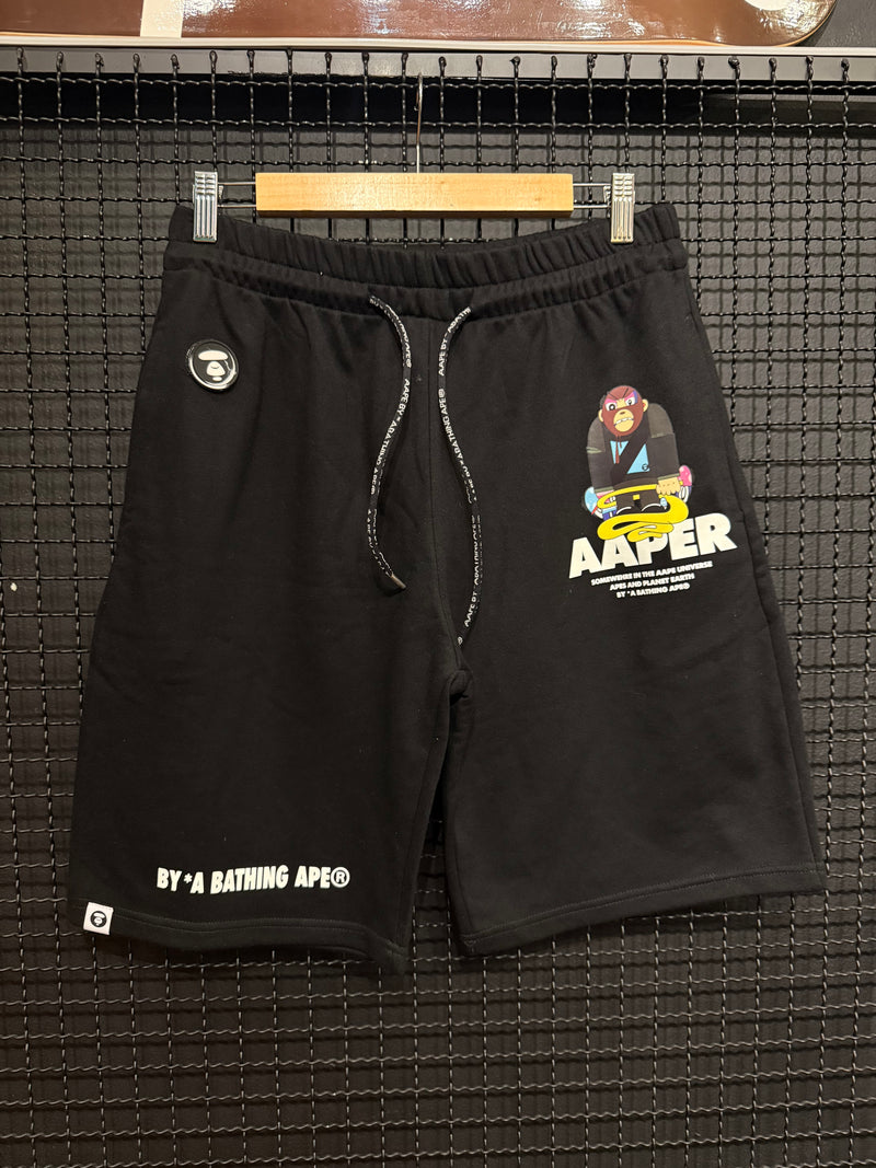 Short Bape Aaper Black - Pronta Entrega