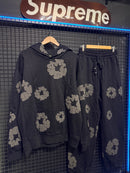 Conjunto Moletom Denim Tears Black Gray Blusa + Calça - Pronta Entrega