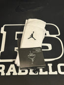 Meia Nike Air Jordan Cano Alto White/Black - Pronta Entregal