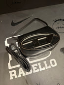 Bolsa Diesel Feminina 1DR Crossbody Couro Preto - Pronta Entrega