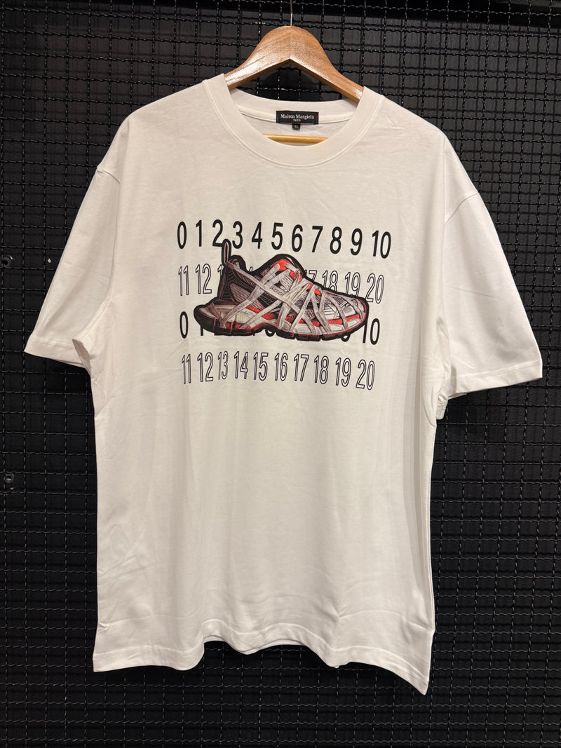 Camiseta Maison Margiela Shoe 0-20 - Pronta Entrega