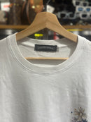 Camiseta Chrome Hearts Logo Multicolor Branca - Pronta Entrega