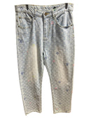 Calça Louis Vuitton By Tyler, The Creator Monogram Jeans Claro - Encomenda