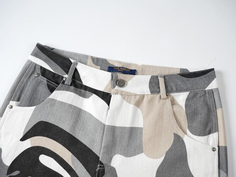 Calça Louis Vuitton Patchwork Portrait Denim - Encomenda