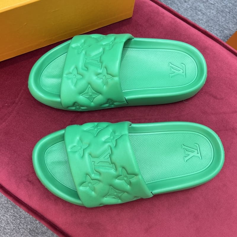 Slide Louis Vuitton Waterfront Verde - Encomenda