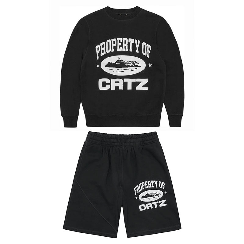 Conjunto Corteiz P.O.C Black - Encomenda
