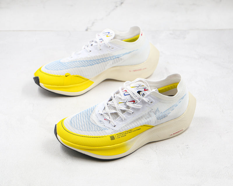 Nike ZoomX Vaporfly Next% 2 White Yellow Strike - Encomenda