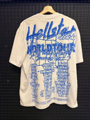 Camiseta Hellstar Skull Hair White - Pronta Entrega