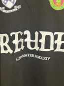 Camiseta Rhude Black Runway Script - Pronta Entrega