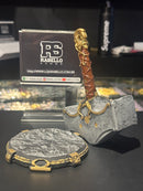 Colecionável Martelo Mjolnir Com Suporte 17cm - Pronta Entrega