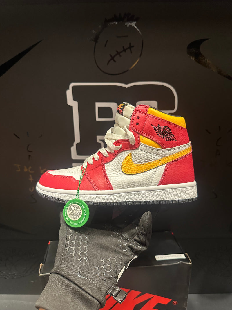 Tênis Nike Air Jordan 1 High OG Light Fusion Red - Pronta Entrega