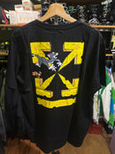 Camisa Off-White Tom & Jerry Black/Yellow - Pronta Entrega